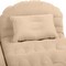 Wakeman Inflatable Mattress - Car Air Mattress with Aux Pump & 2 Pillows for SUV/Tent by Wakeman Beige 75-CMP1145 - alternate 3